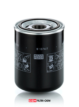 Фильтр масляный MANN W1374/7