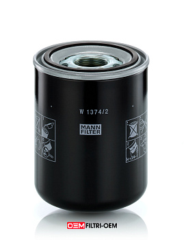 Фильтр масляный MANN W1374/2